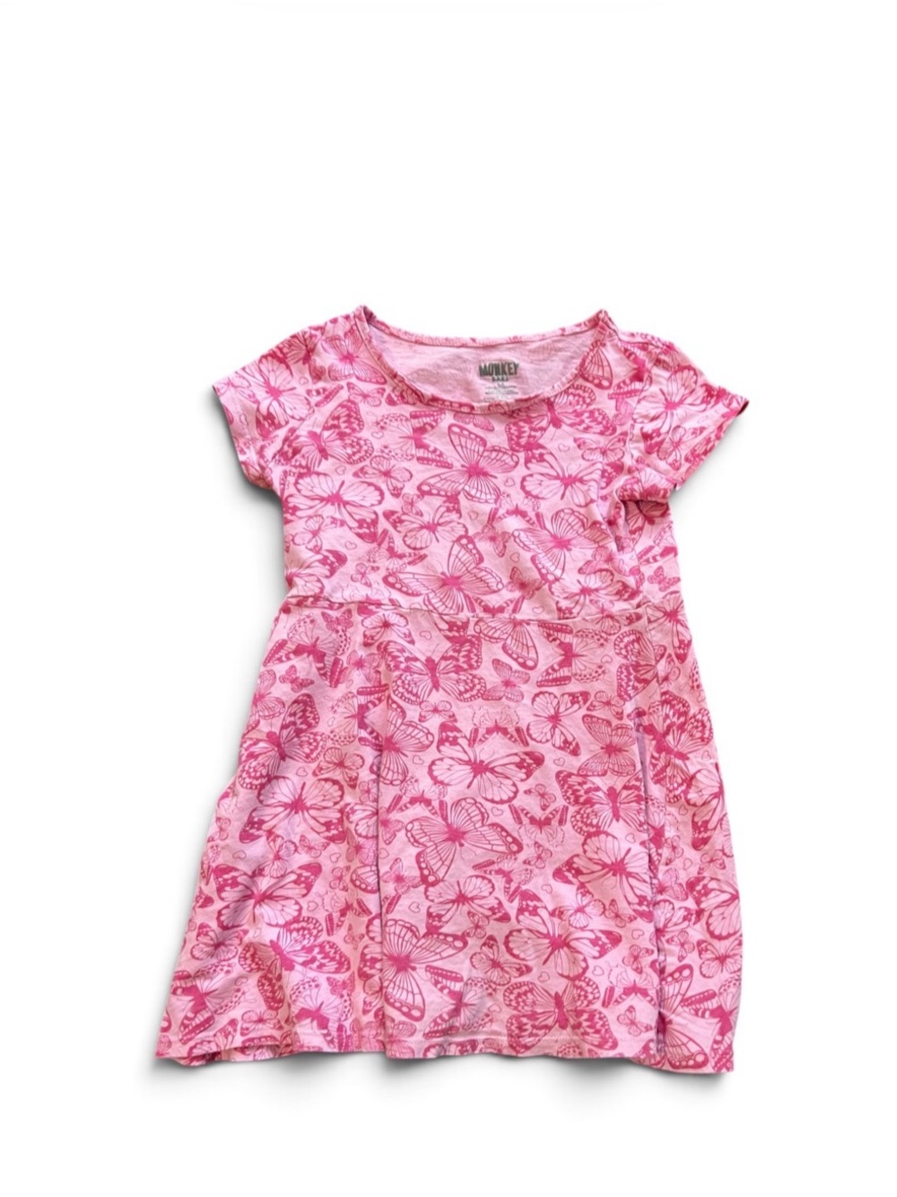 Wonder Nation Pink Butterfly Print Girls' Nightgown